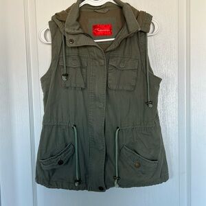 Fashionomics Utility Vest Olive-M